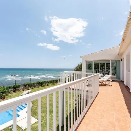 Beachfront Mijas: 4-bedroom Retreat With Private Pool Villa