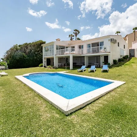 Beachfront Mijas: 4-bedroom Retreat With Private Pool Villa